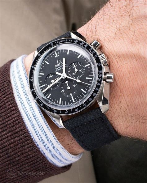 watch strap omega speedmaster|omega speedmaster strap options.